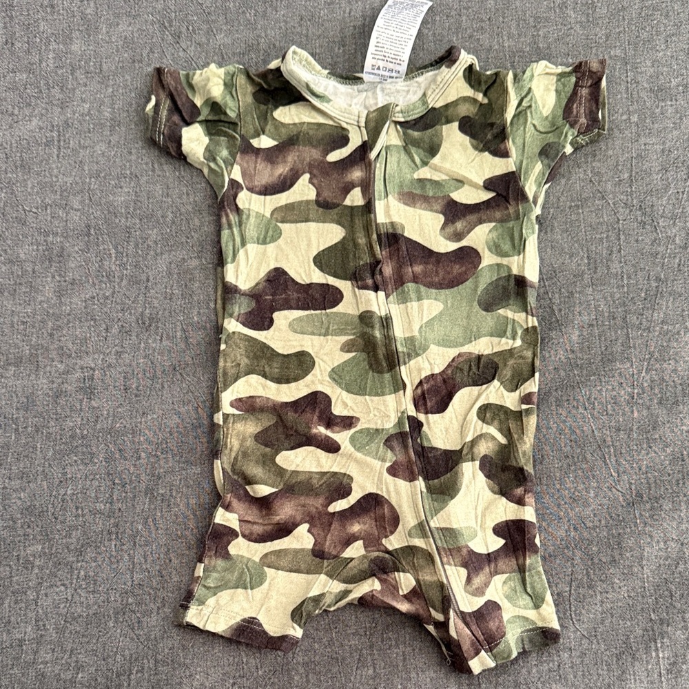 Gerber Baby Camo Short Sleeve Romper